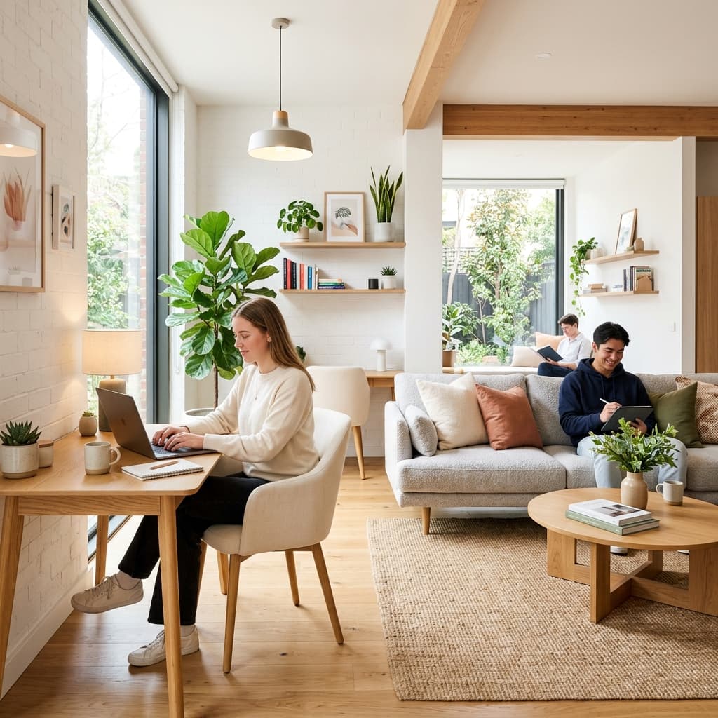 Premium Student Co-Living Hostel Lounge